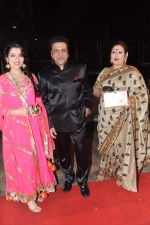 Govinda with wife and Narmada Ahuja at Udita Goswami weds Mohit Suri in Isckon, Mumbai on 29th Jan 2013 (276).JPG